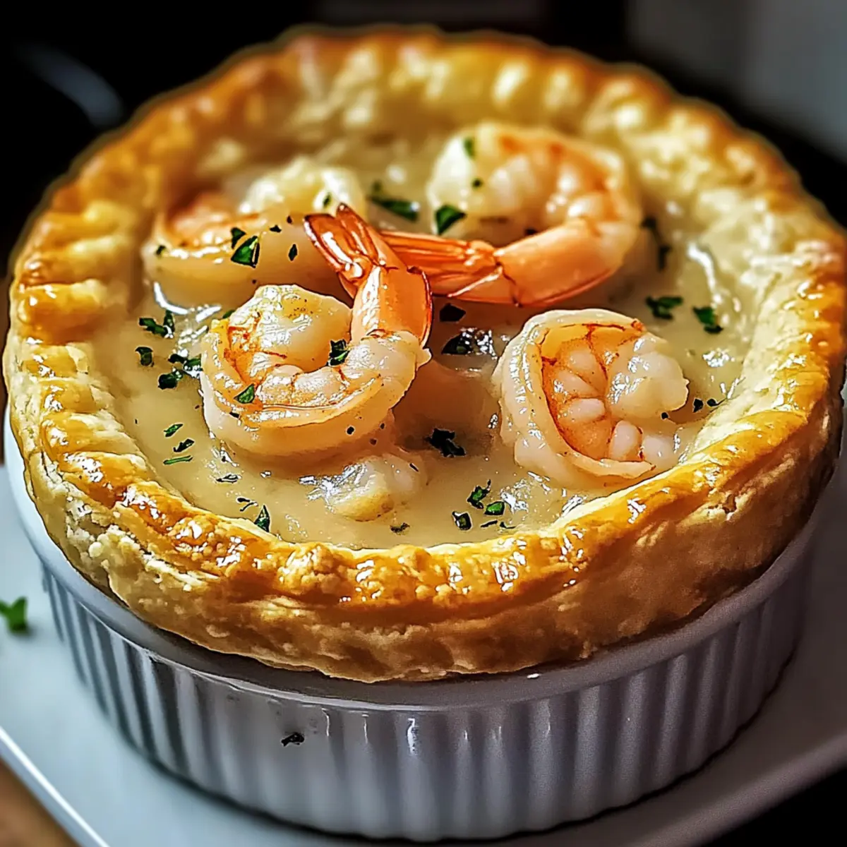 Shrimp & Lobster Cheddar Bay Biscuit Pot Pie
