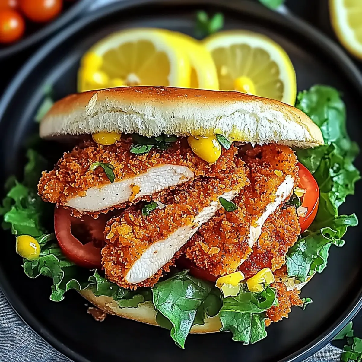 Lemon Pepper Chicken Sandwich