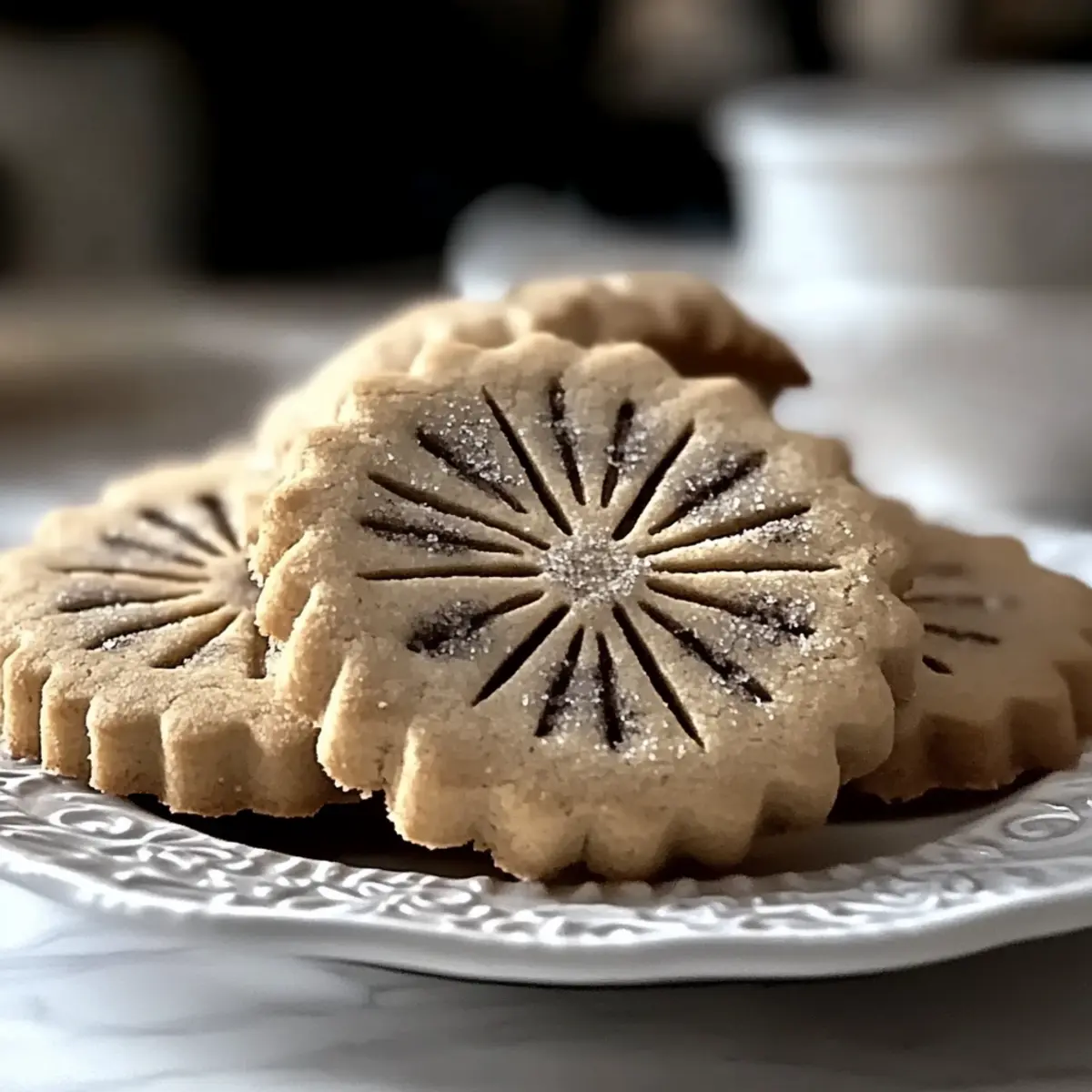Espresso Shortbread Cookies