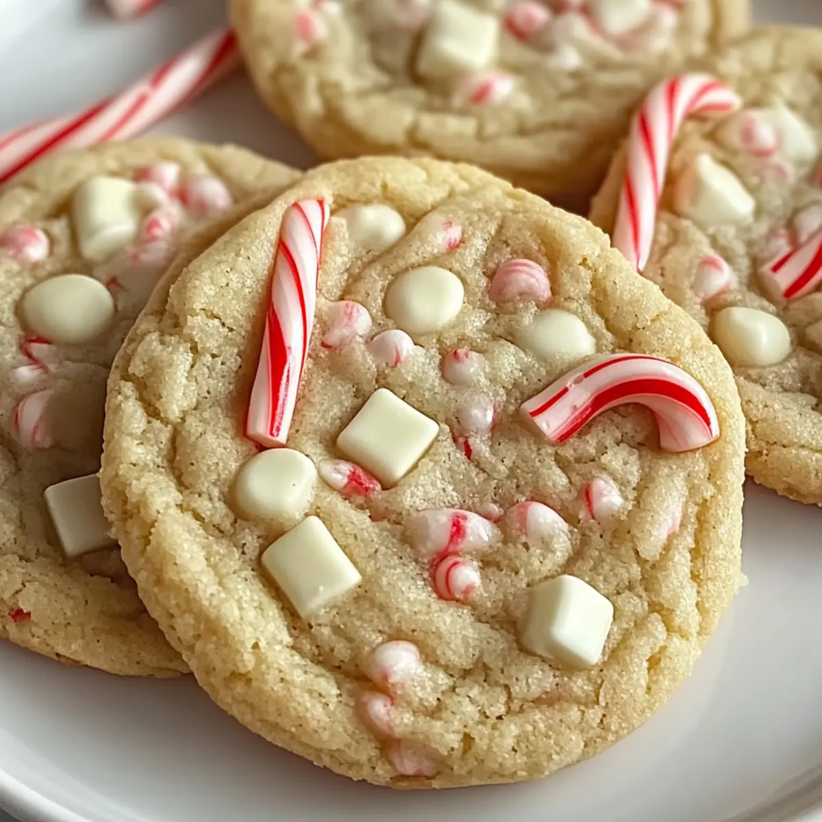 White Chocolate Peppermint Cookies