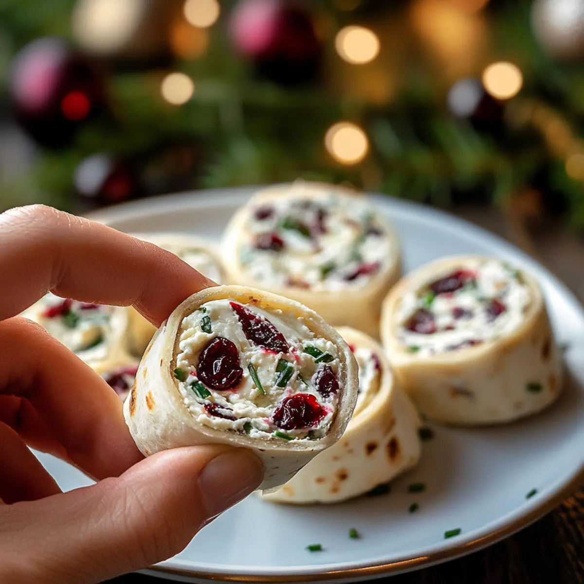 Christmas Cranberry Roll Ups