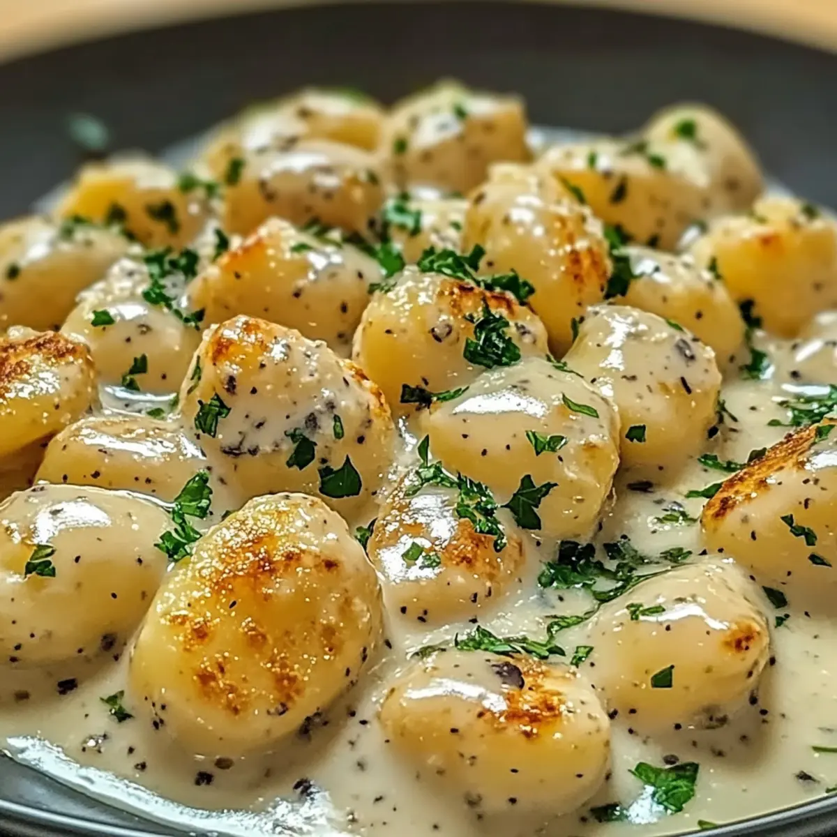 Millionaire Gnocchi With Creamy Sauce