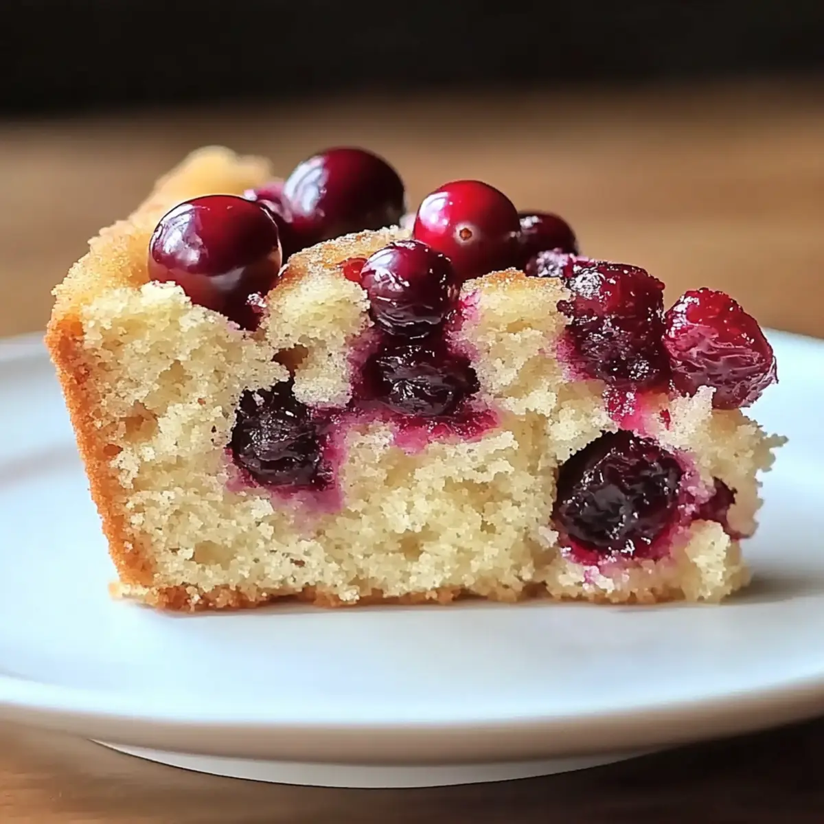 Festive Cranberry Christmas Cake