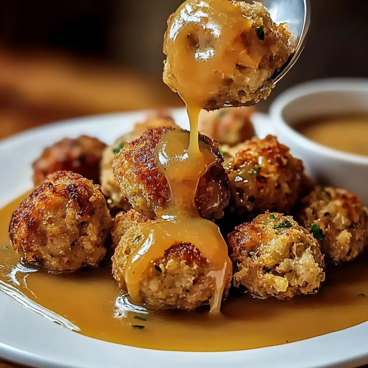 Thanksgiving Stuffing Balls Side Dish