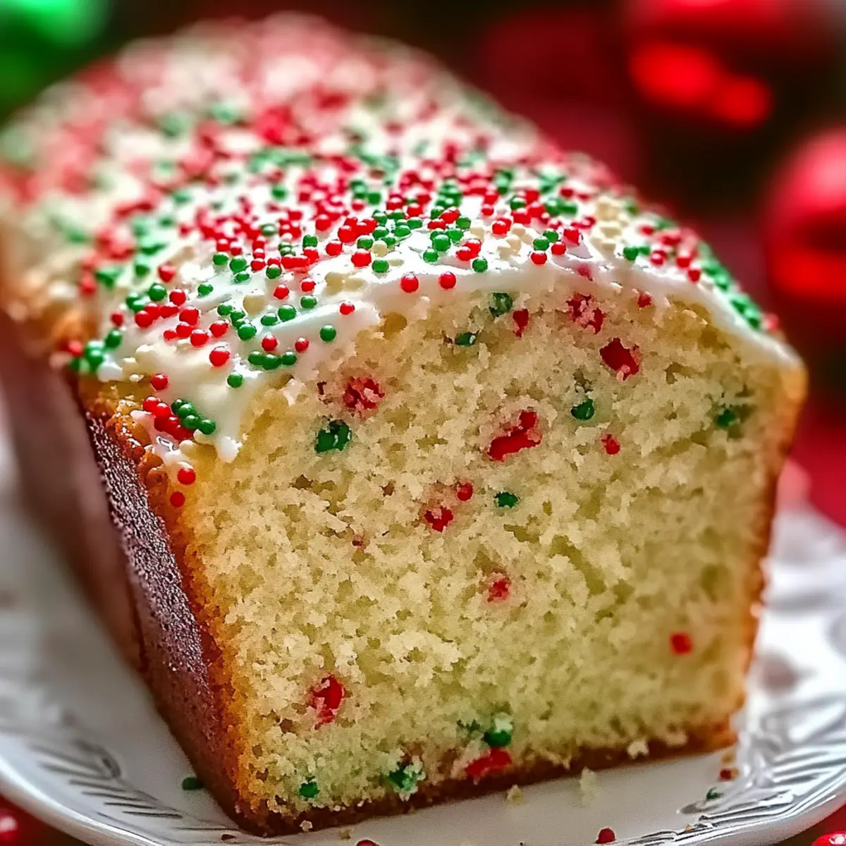 Christmas Sprinkle Buttermilk Bread
