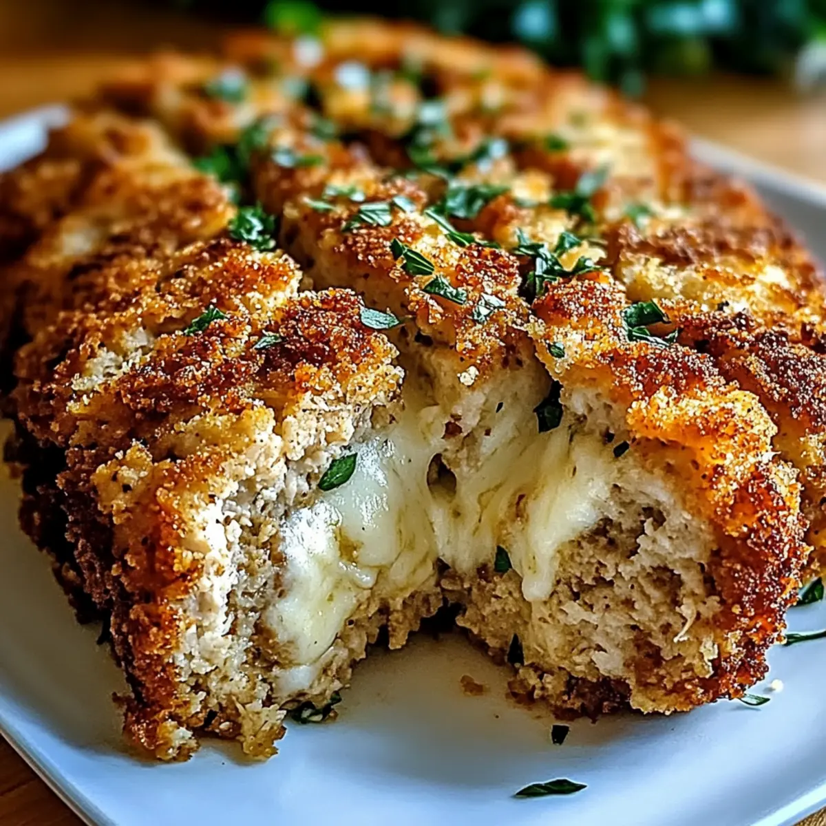 Tasty Parmesan Chicken Meatloaf