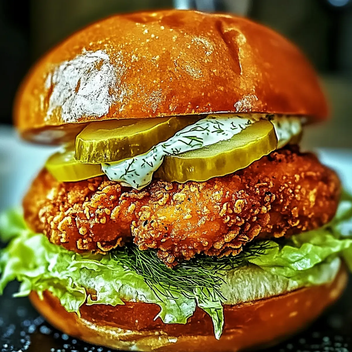Crispy Dill Chicken Sandwich