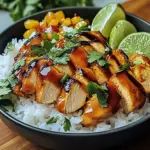 Spicy Maple Chicken & Coconut Rice