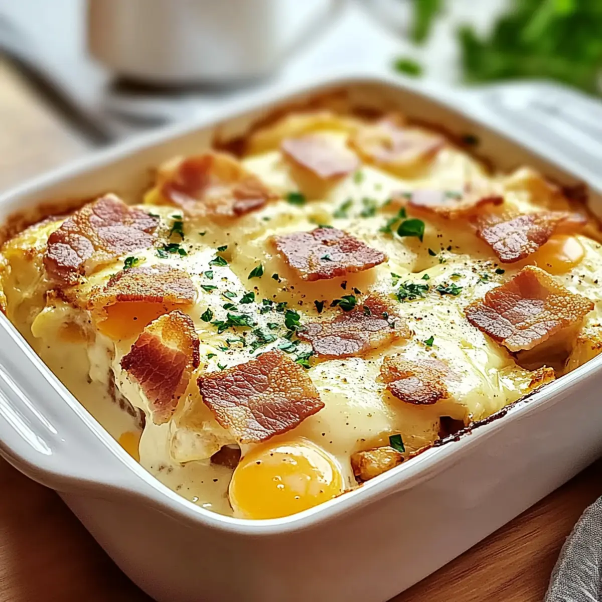 Eggs Benedict Casserole Brunch Bake