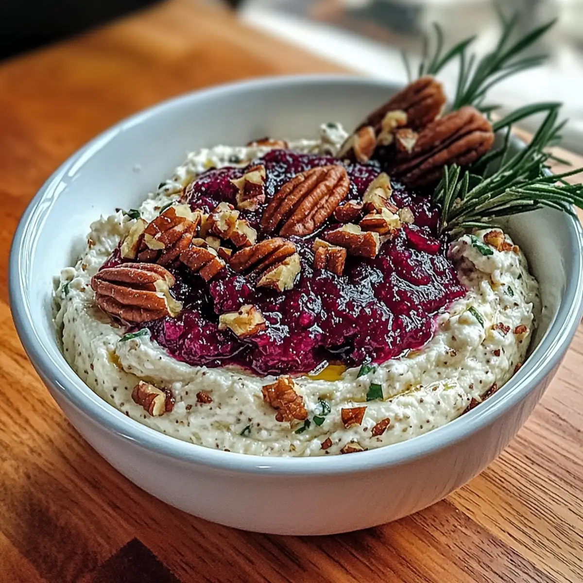 Cranberry Whipped Feta Dip