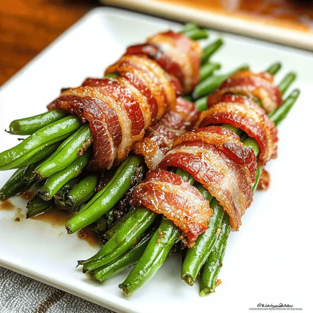 Bacon-Wrapped Green Bean Bundles