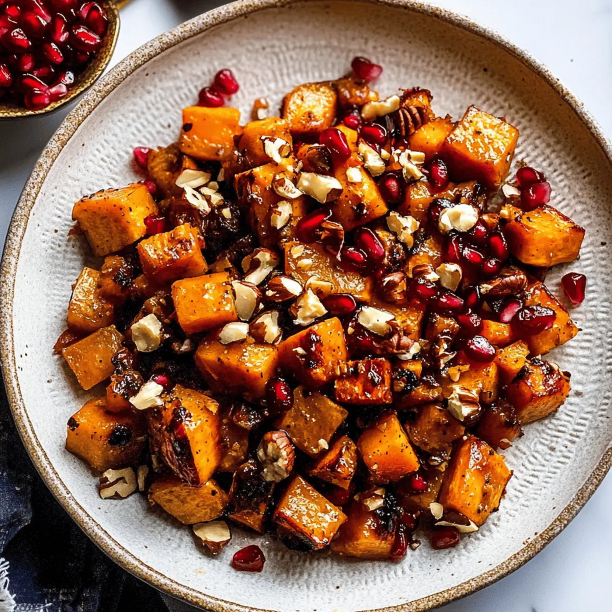 Butternut Squash with Brown Butter Hazelnuts