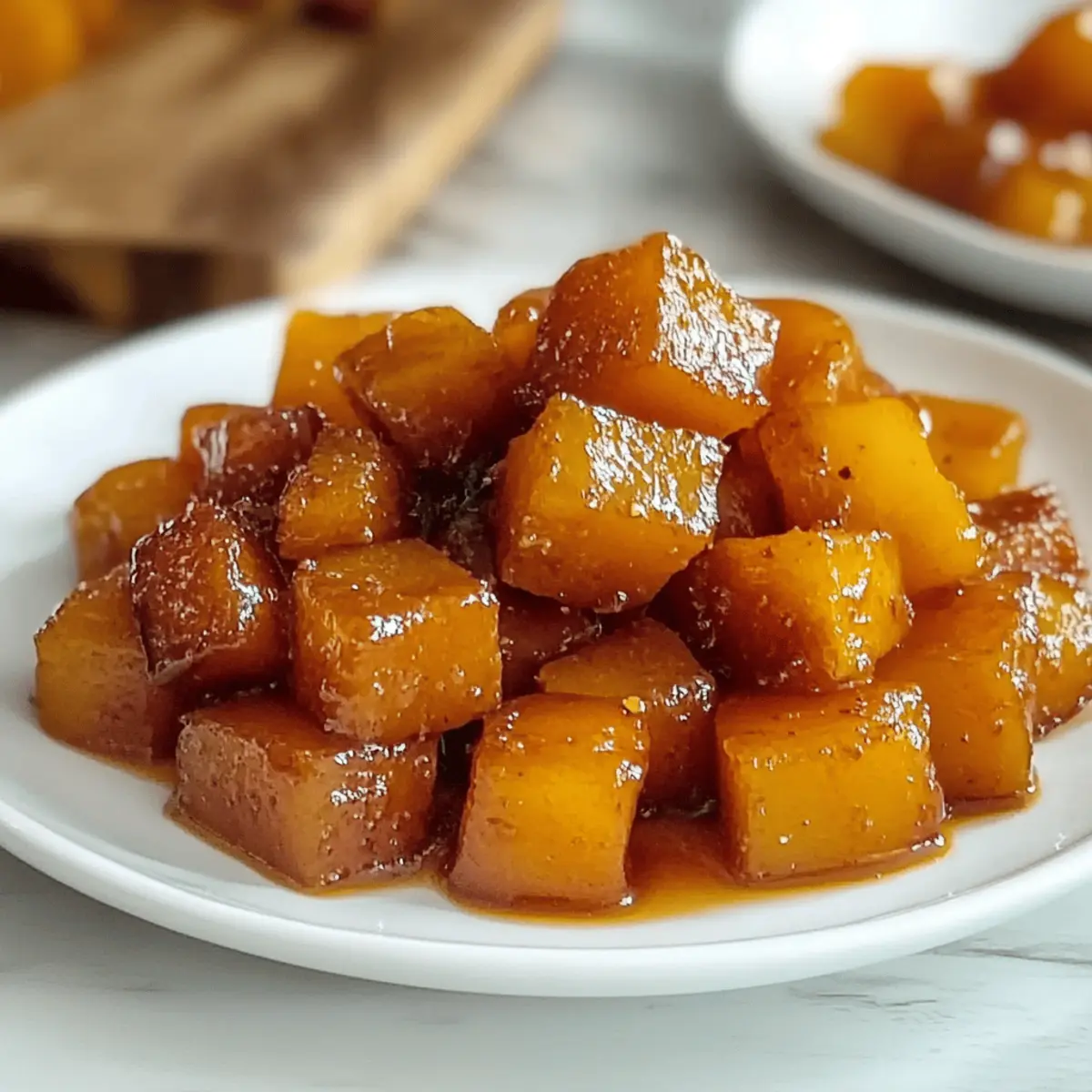 Caramelized Butternut Squash with Brown Sugar