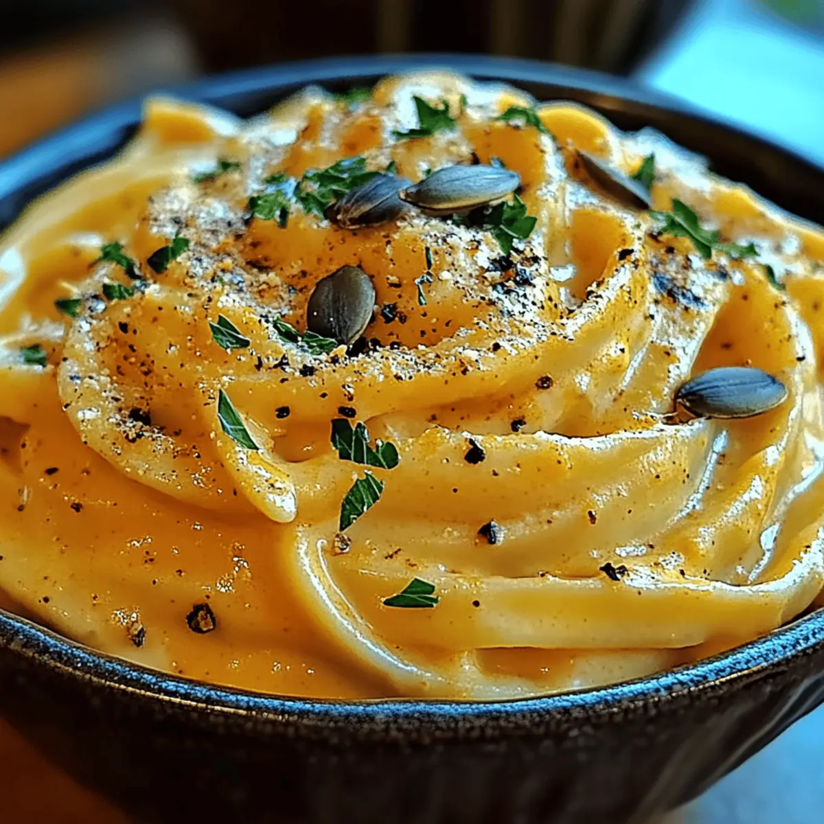 Creamy Pumpkin Alfredo Pasta
