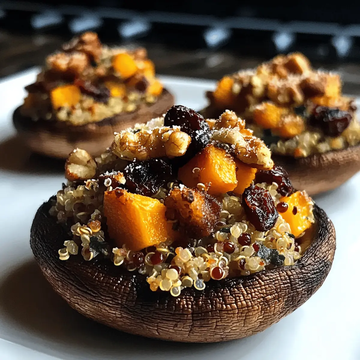 Delicious Autumn Harvest Stuffed Portobello Mushrooms Recipe