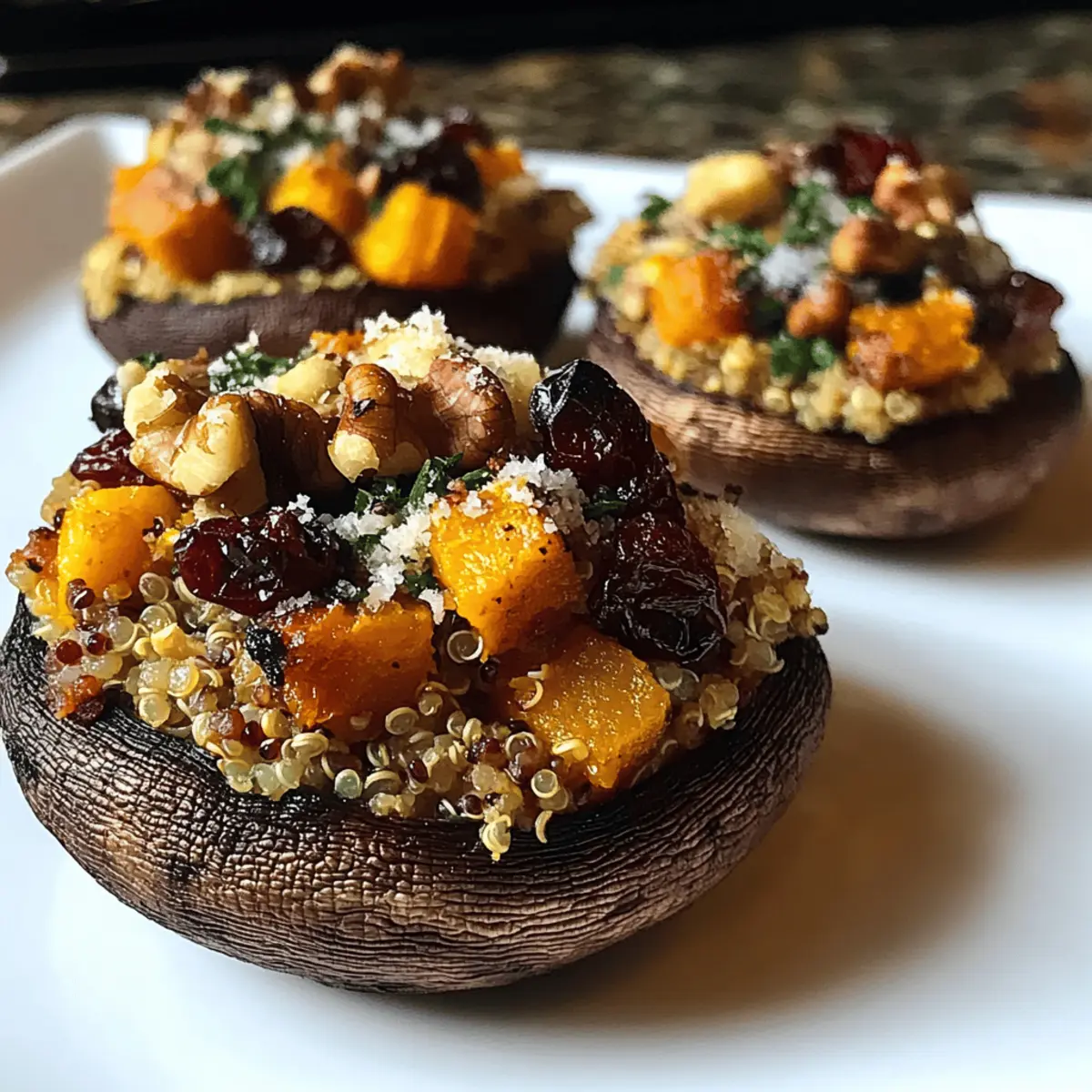 Delicious Autumn Harvest Stuffed Portobello Mushrooms Recipe