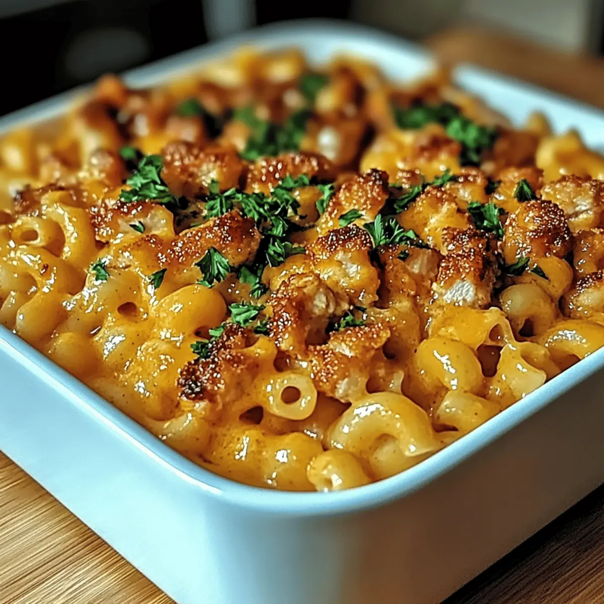 Honey BBQ Chicken Mac & Cheese