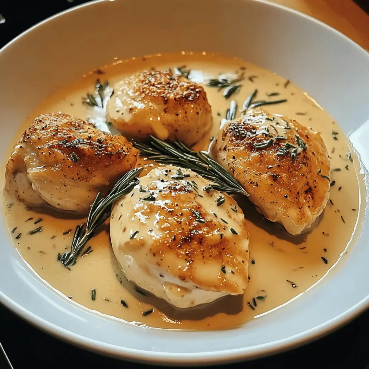 Irish Chicken in Whiskey Cream Sauce