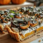 Pumpkin Sage & Mushroom Tart Recipe
