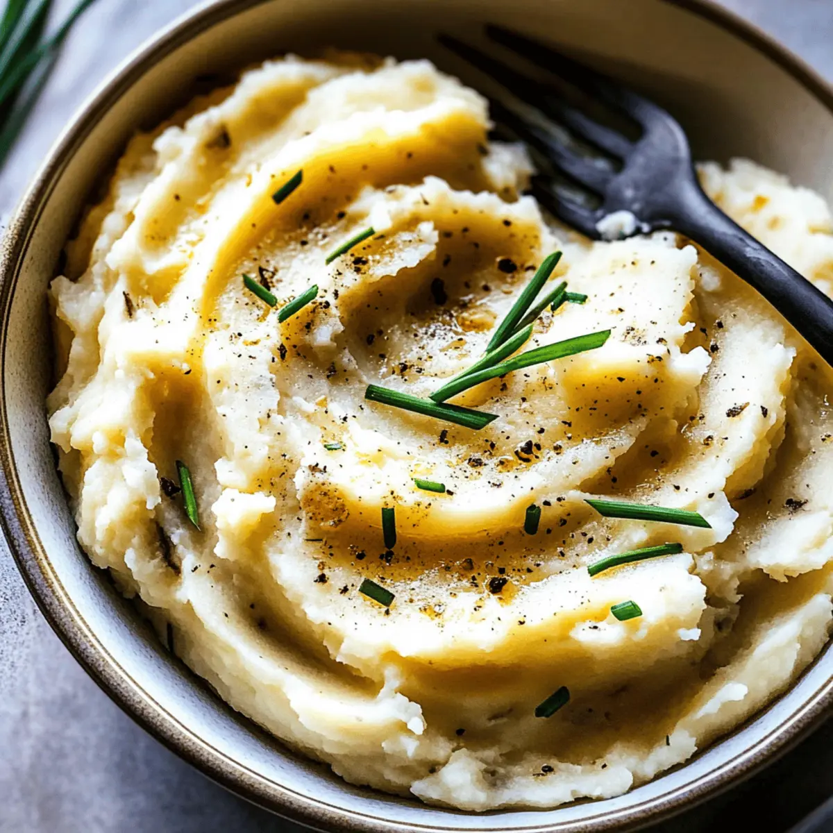 Roasted Garlic Mascarpone Mashed Potatoes