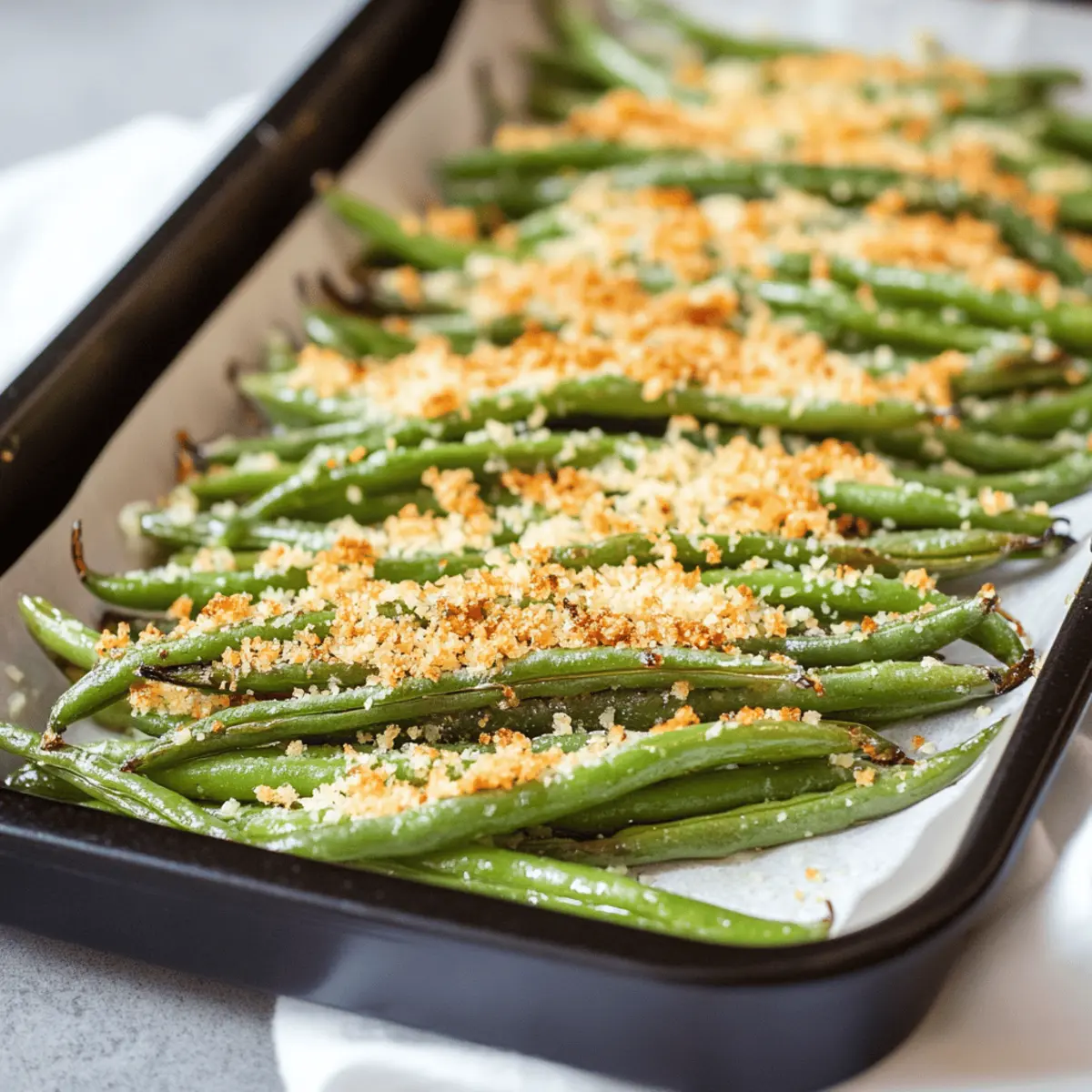 Roasted Parmesan Green Beans