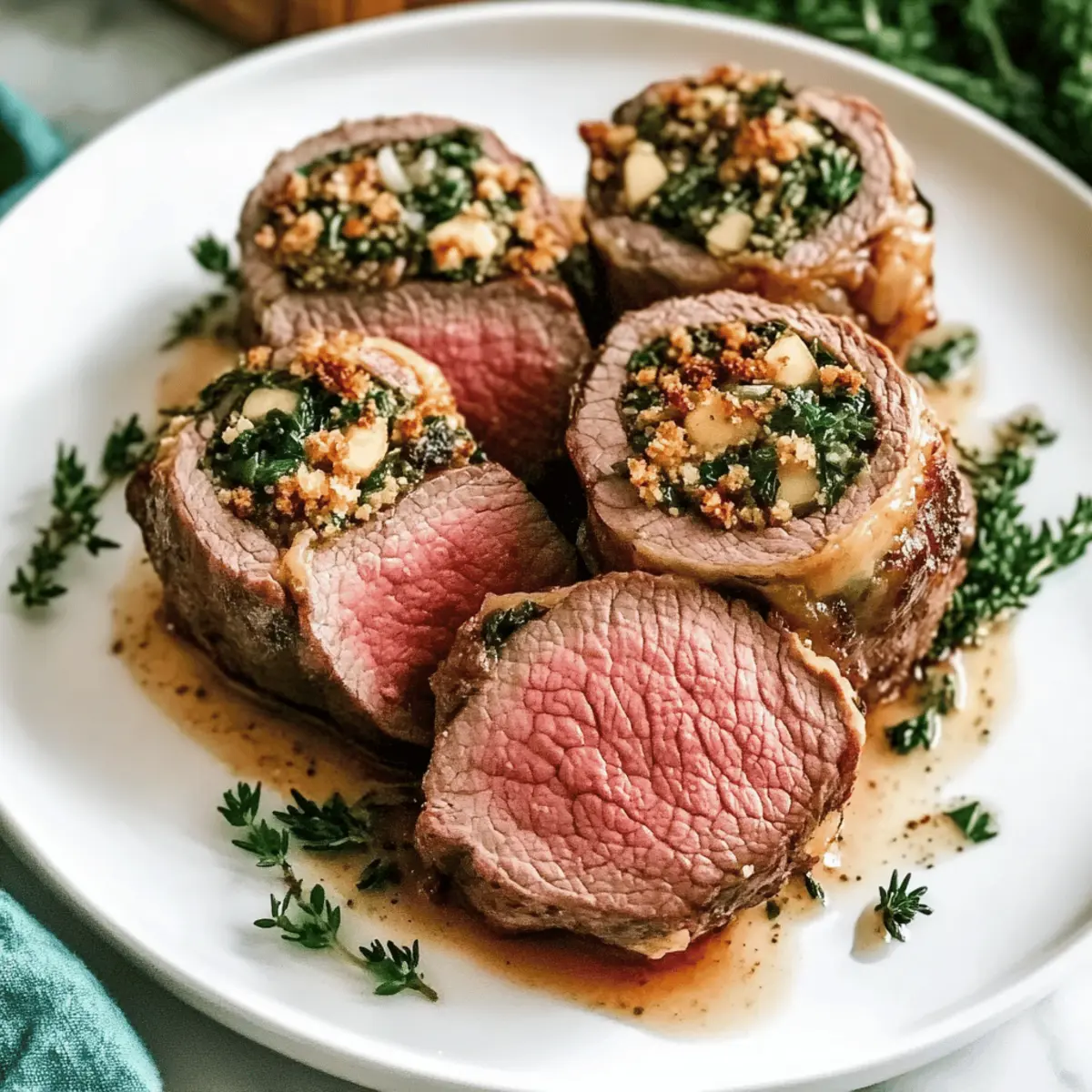Stuffed Beef Tenderloin