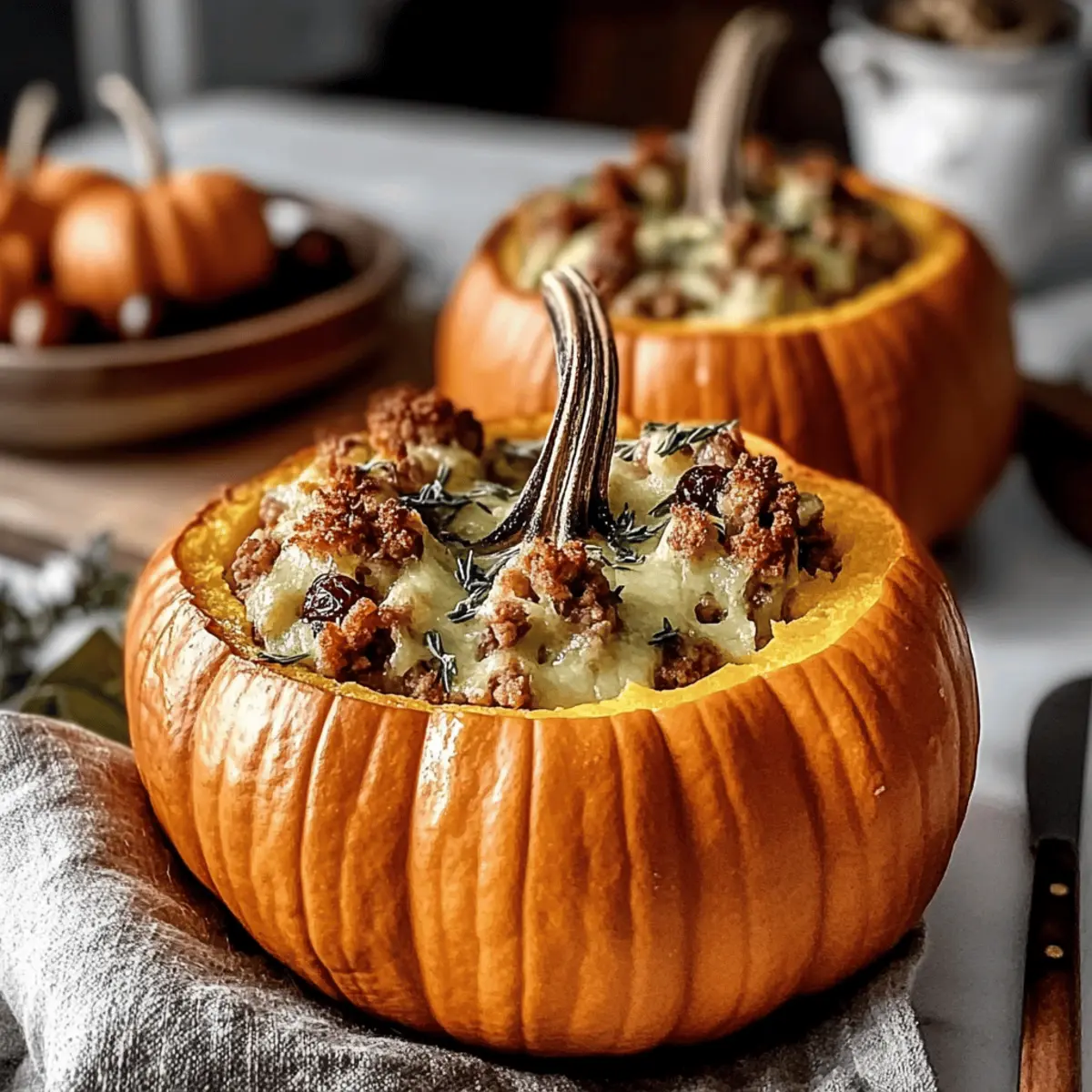 Stuffed Mini Pumpkins