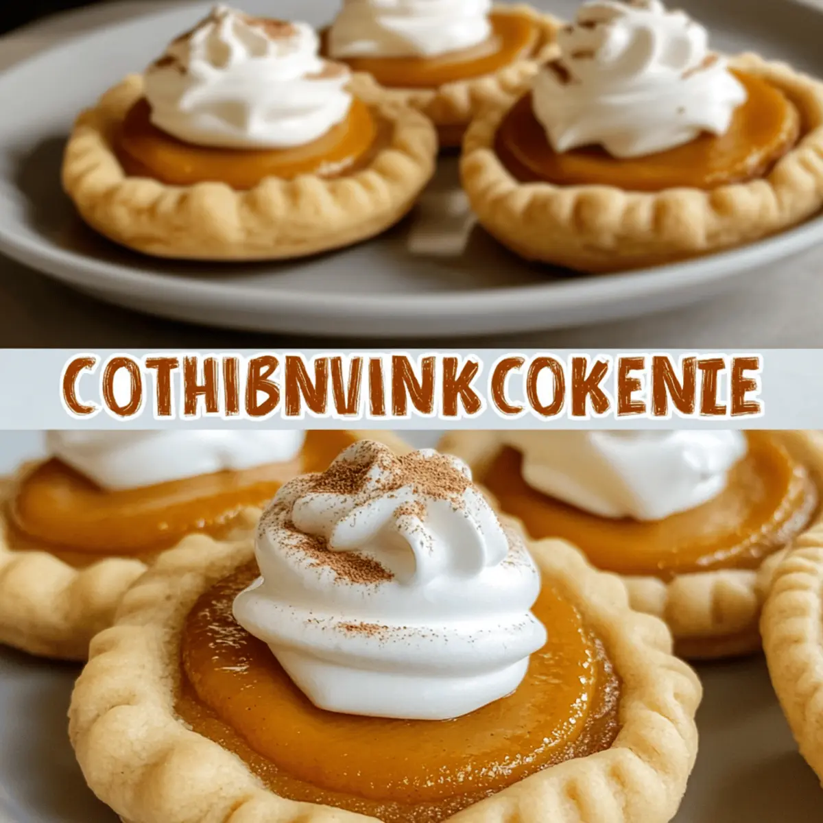 Thanksgiving Cookies With Pumpkin Pie Filling And Fall Shortbread Base
