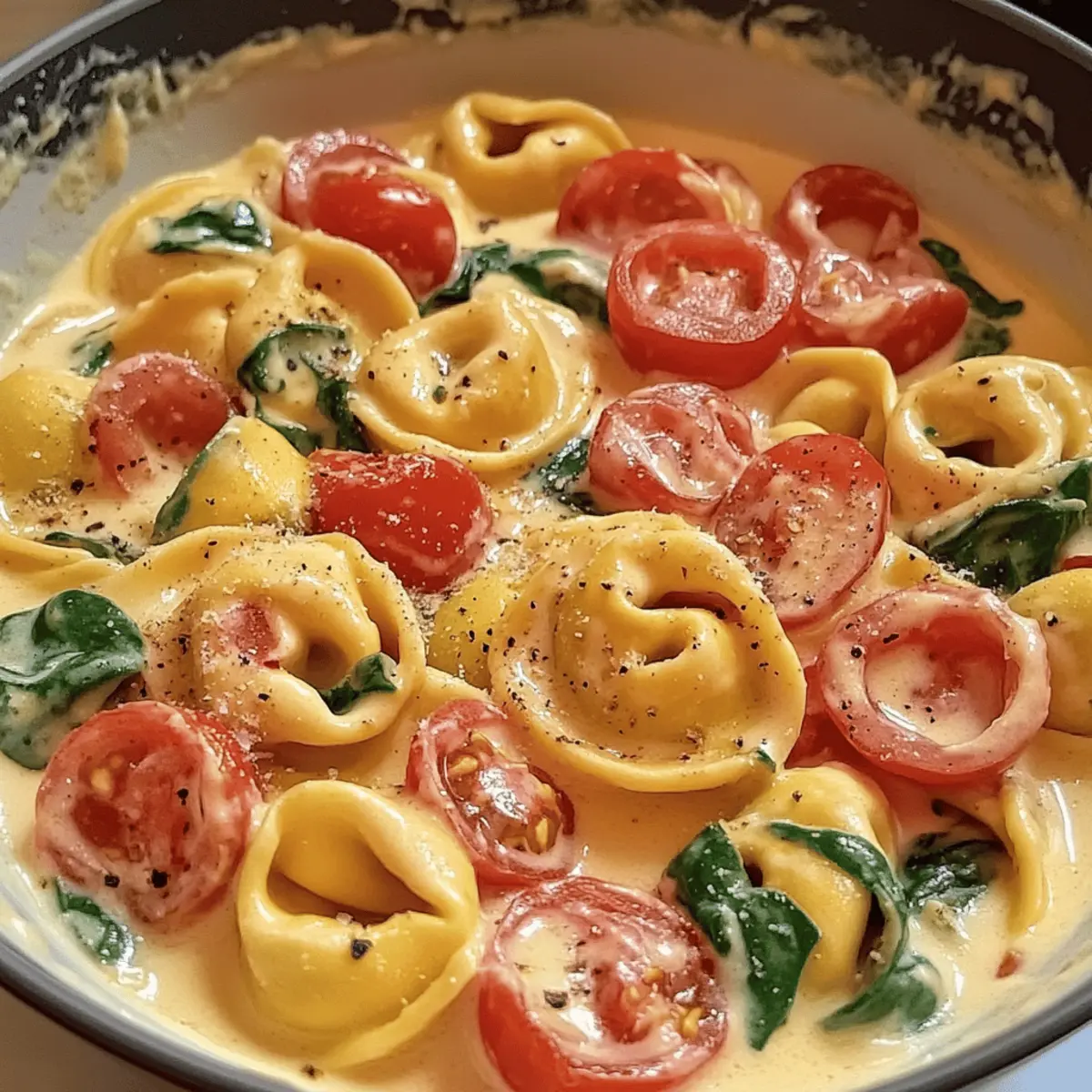 The Best Creamy Tortellini With Tomatoes