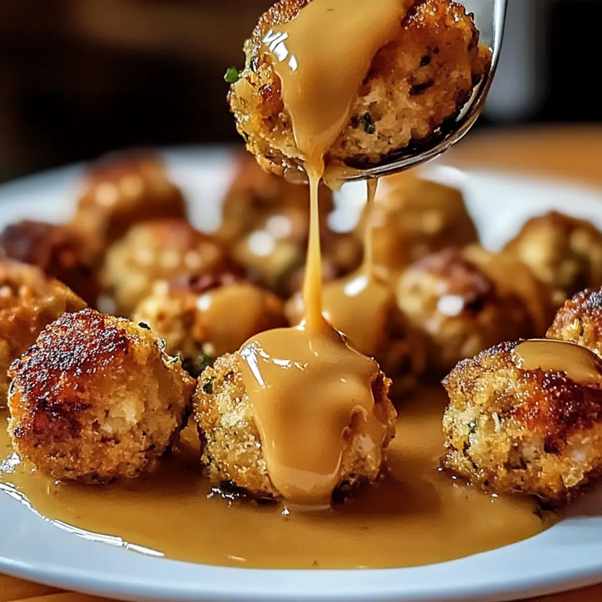 Thanksgiving Stuffing Balls Side Dish