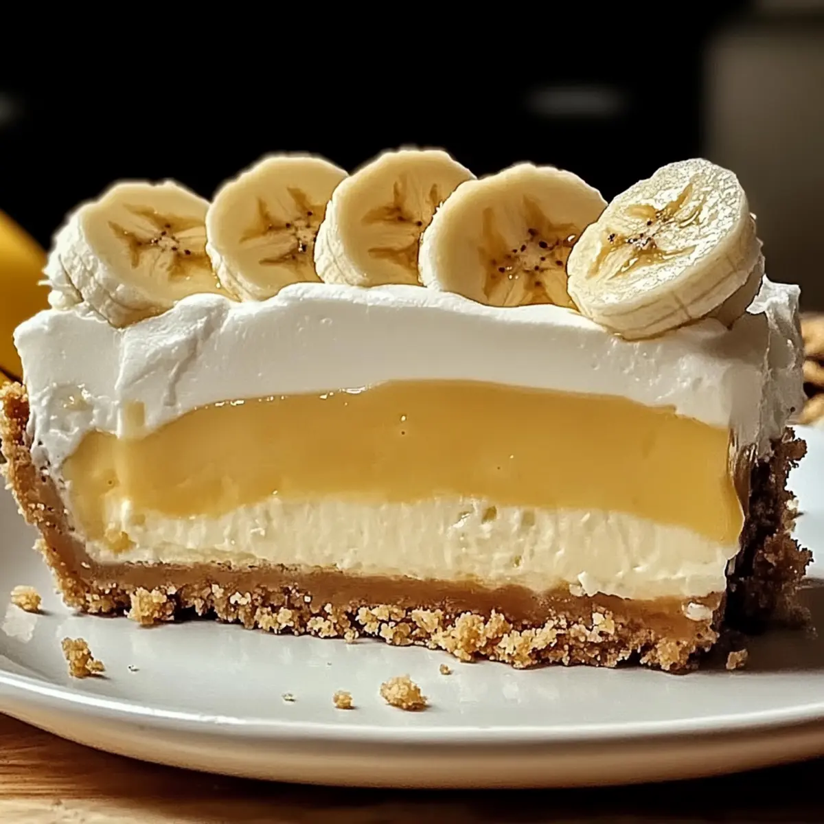 No-Bake Banana Pudding Cheesecake Dessert