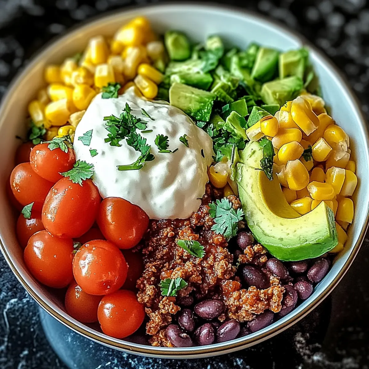 Loaded Potato Taco Bowl Dinner