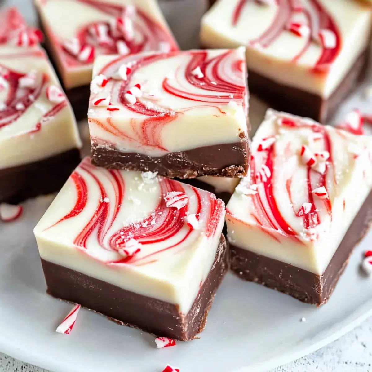 Peppermint Swirl Fudge Recipe