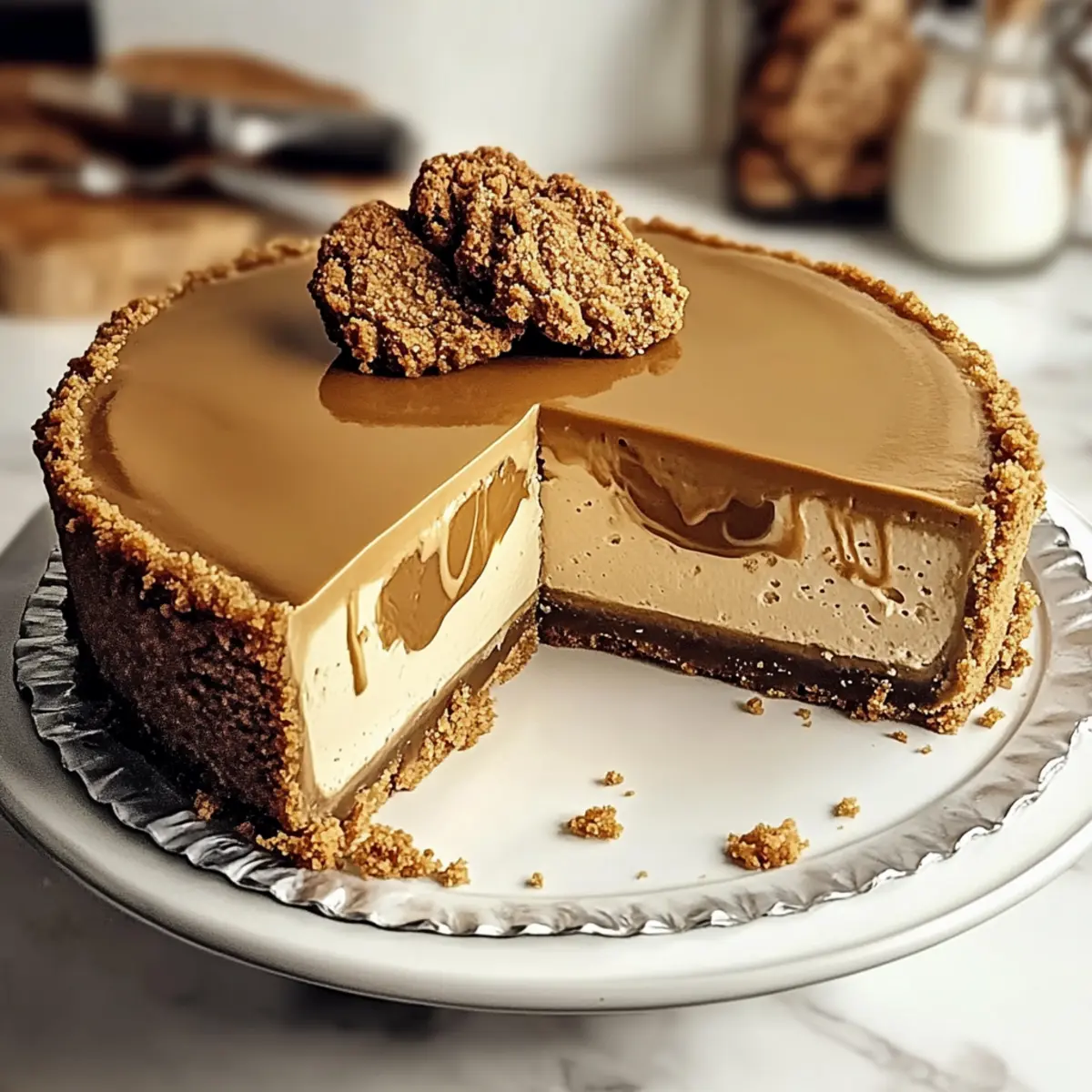 Easy Biscoff Cheesecake Bars