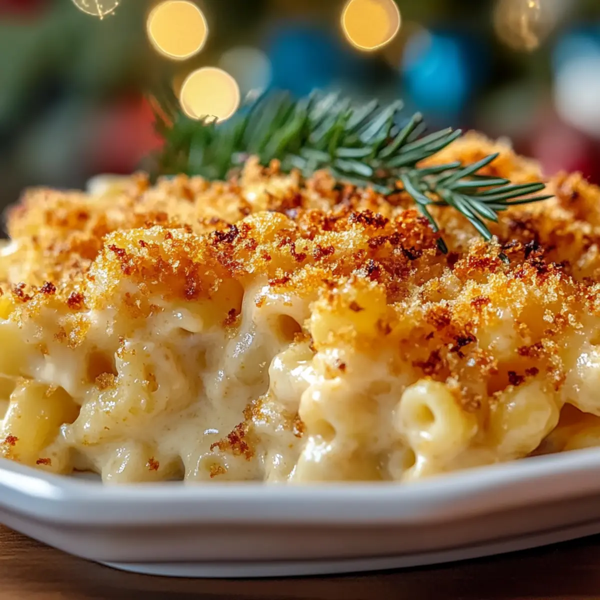 Christmas Baked Mac and Cheese