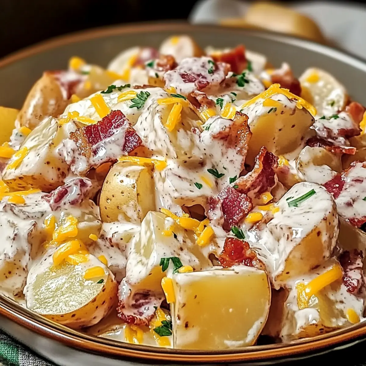 Steakhouse Potato Salad Side Dish