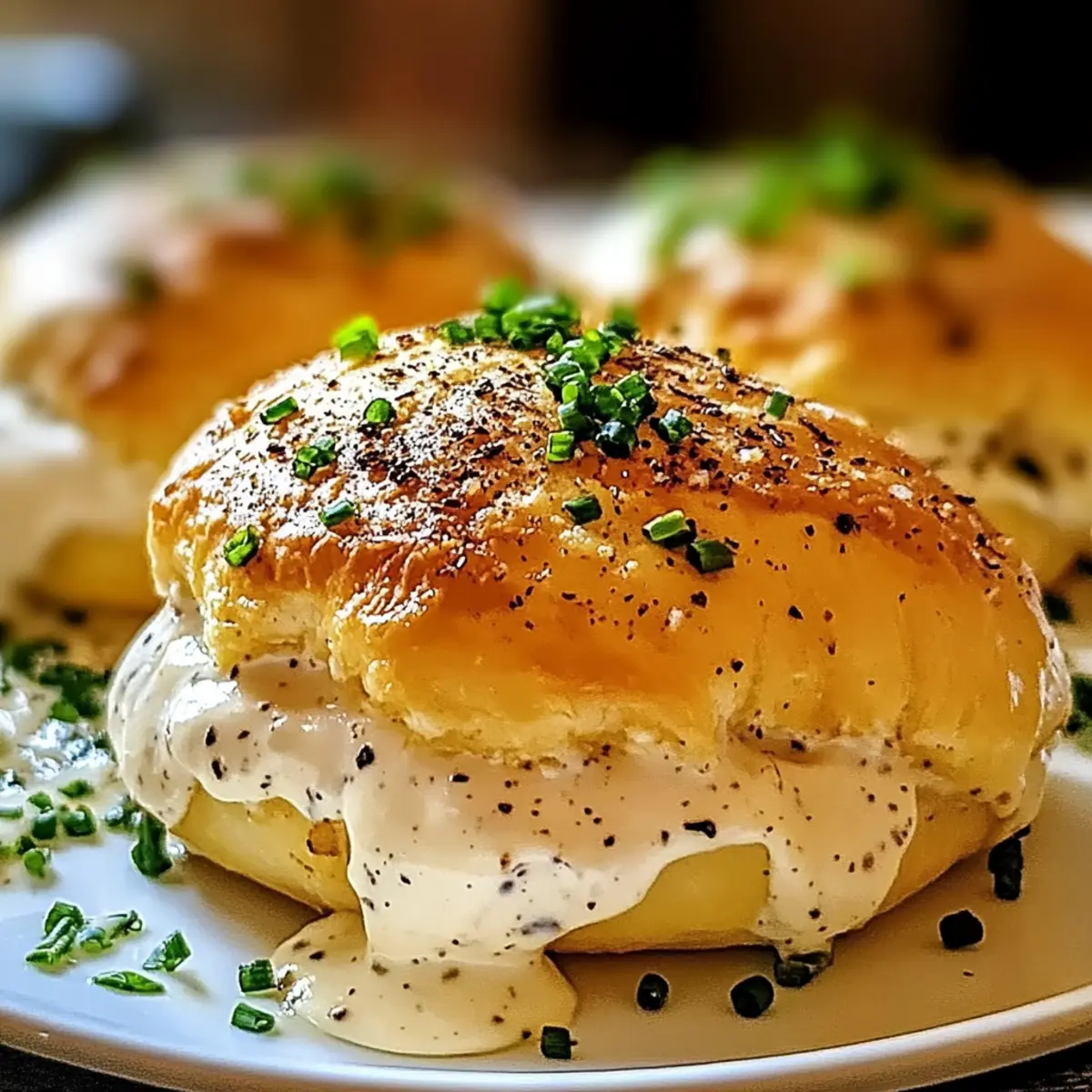 Easy Chicken Pillows with Creamy Parmesan