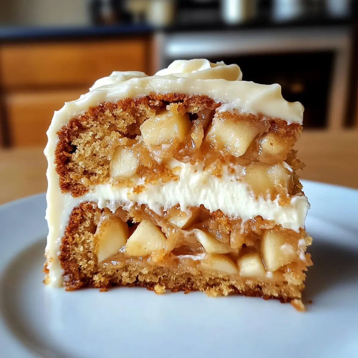 Fresh Apple Cake with Cream Cheese Frosting