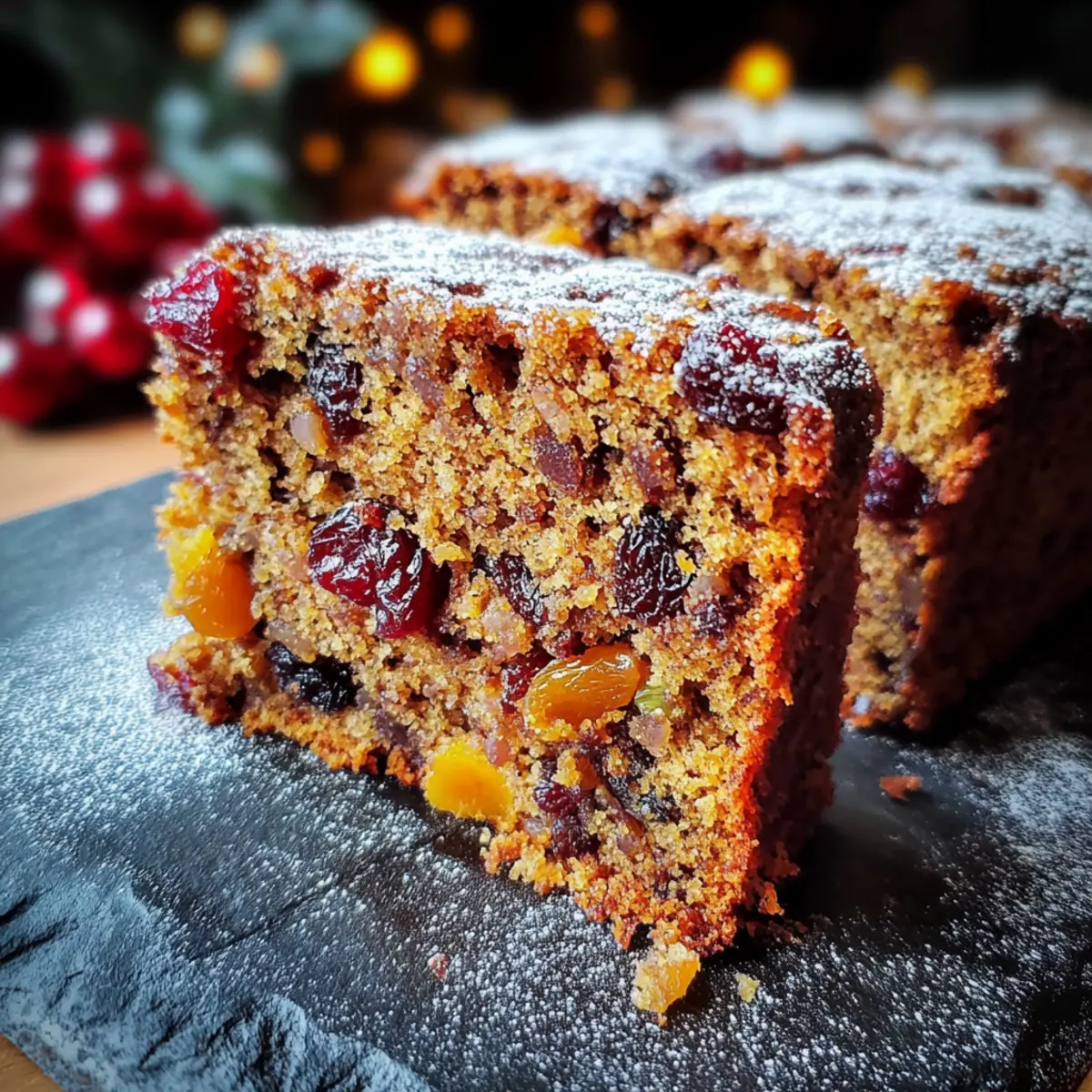 Festive Christmas Cake Traybake
