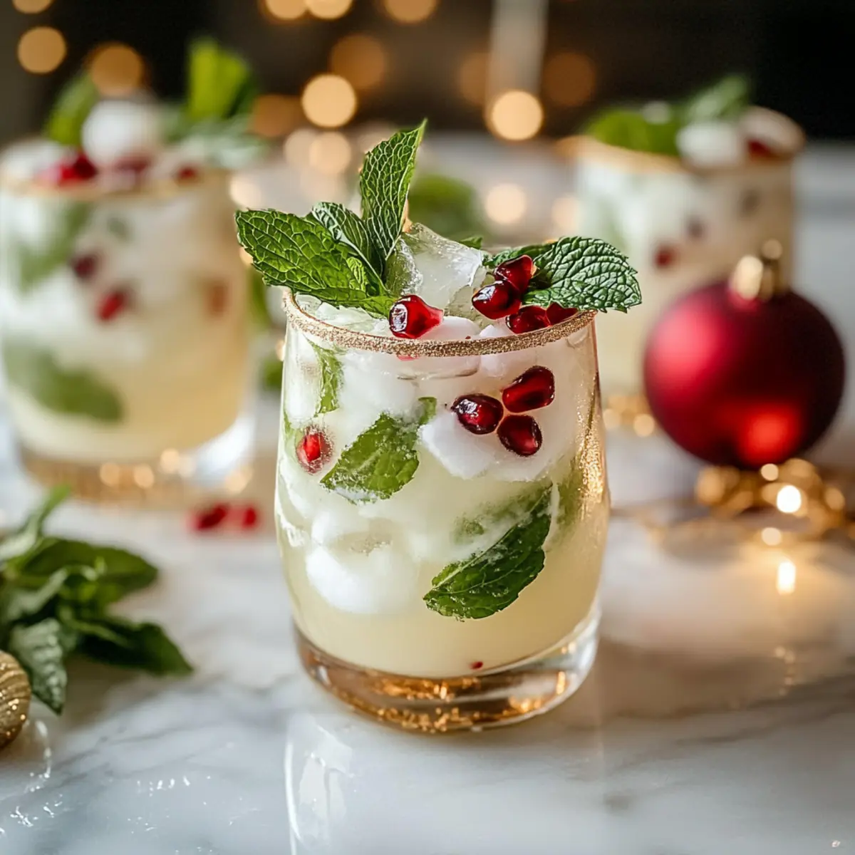 White Christmas Mojitos: Perfect Festive Cocktails
