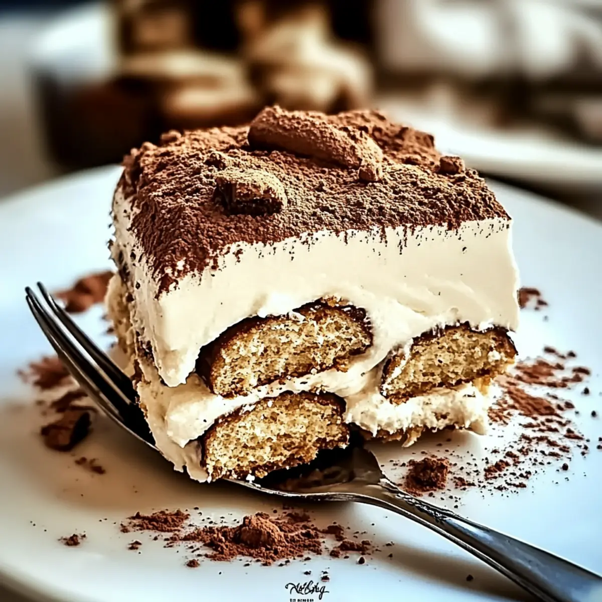 Gingerbread Tiramisu Dessert