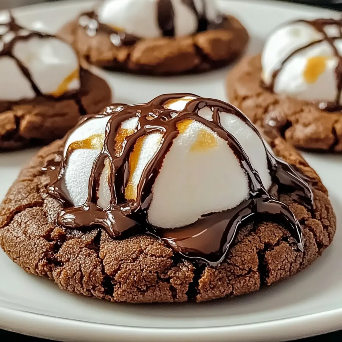 Marshmallow Hot Cocoa Cookies