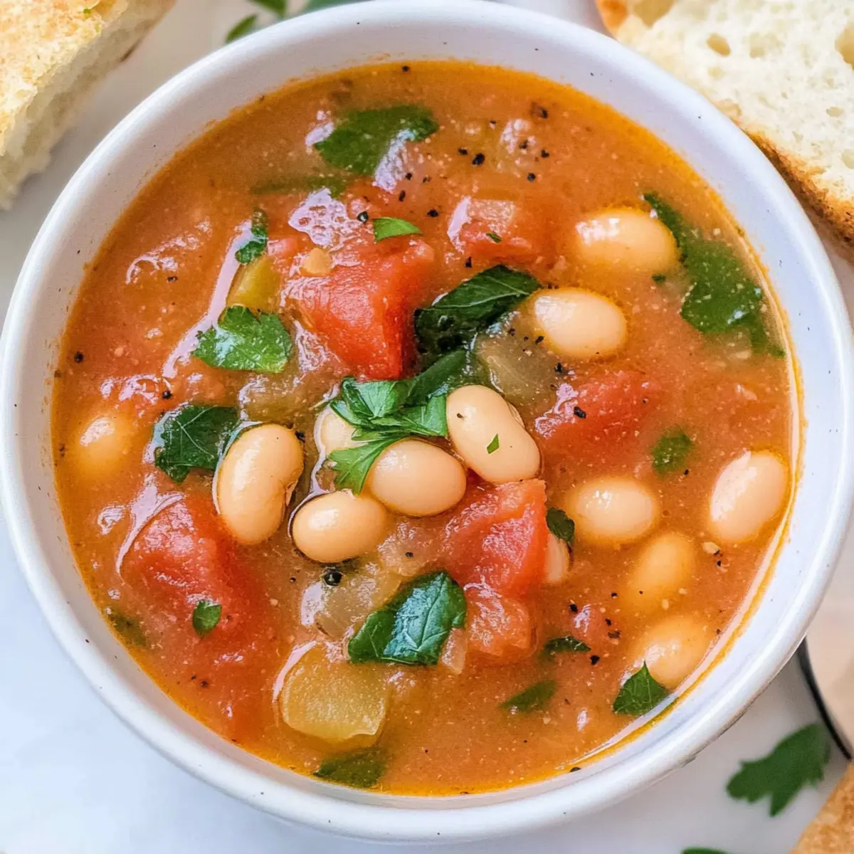 Tomato & Cannellini Bean Soup