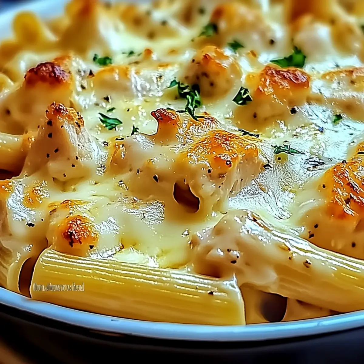 Cozy Creamy Chicken Mozzarella Pasta