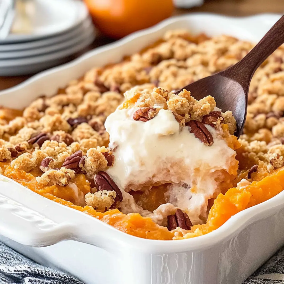 Sweet Potato Casserole with Marshmallows