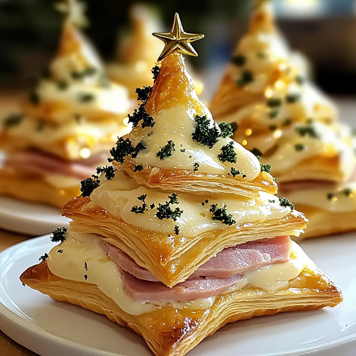 Ham & Cheese Christmas Trees