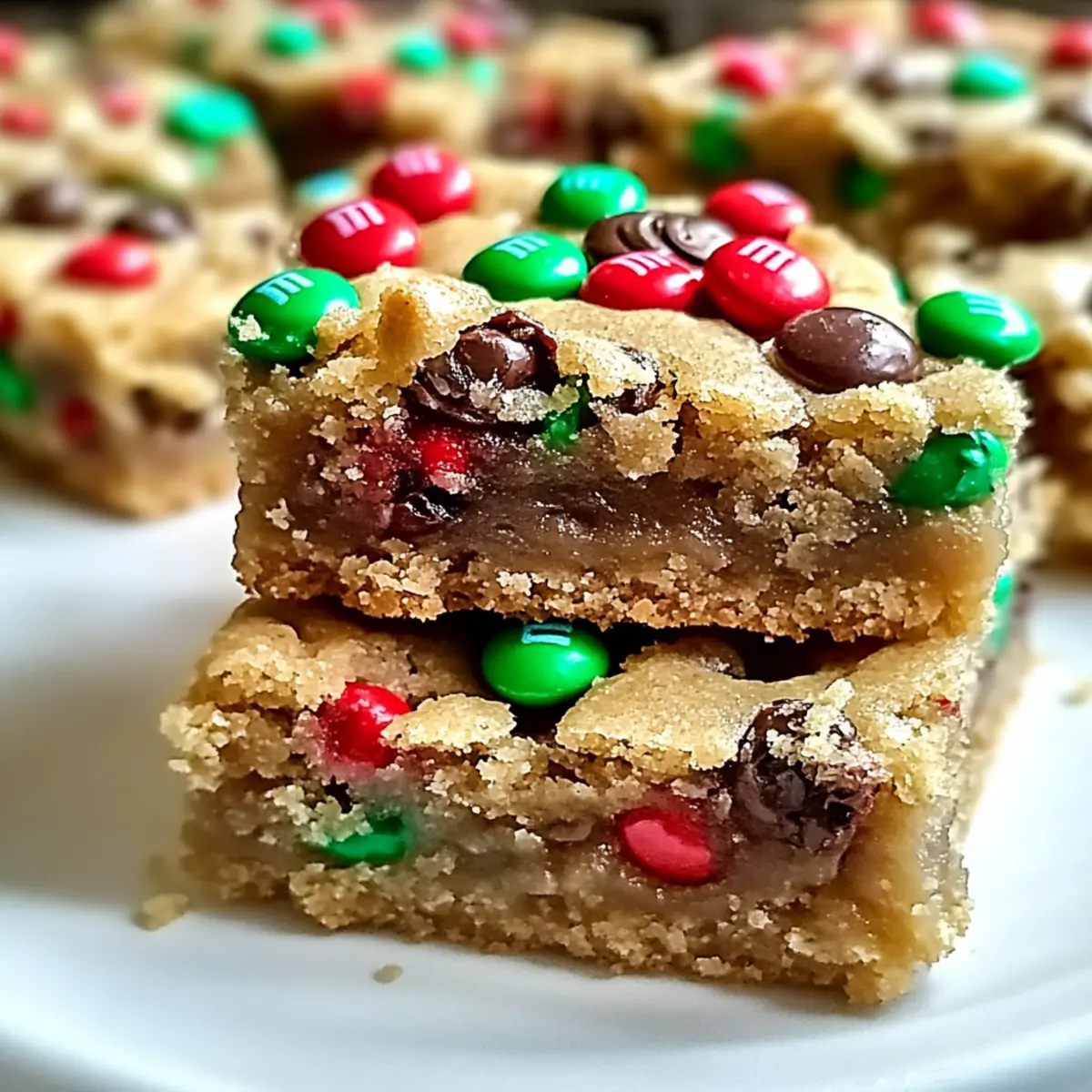 Cozy Christmas Cookie Bars