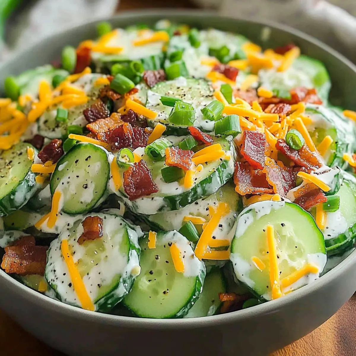 Easy Cucumber Ranch Crack Salad
