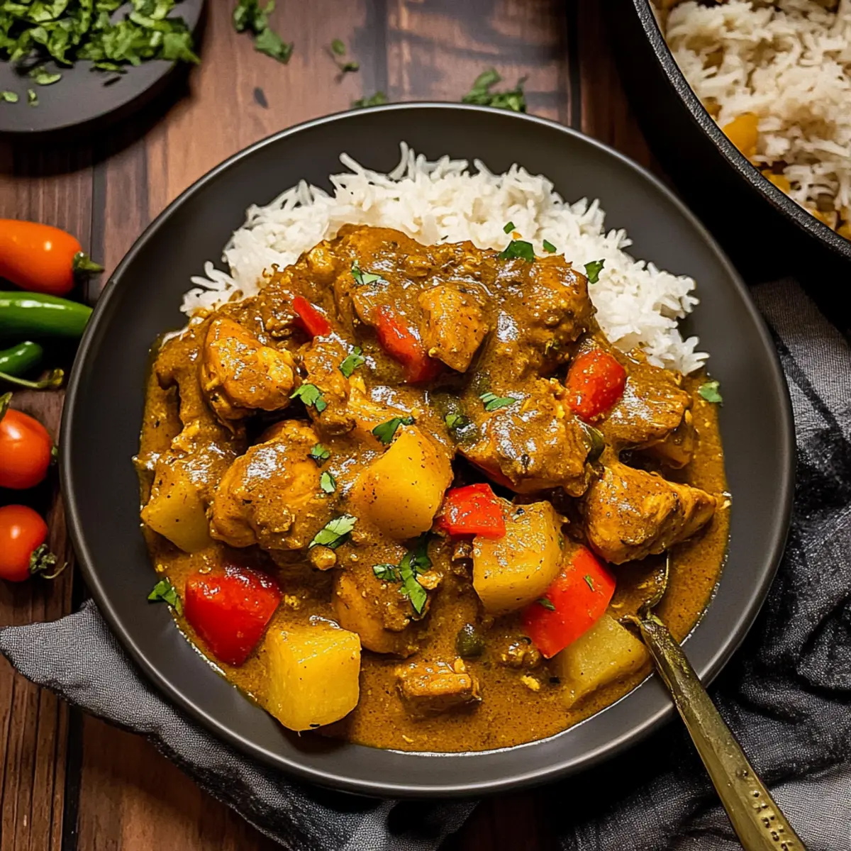 Authentic Jamaican Curry Chicken