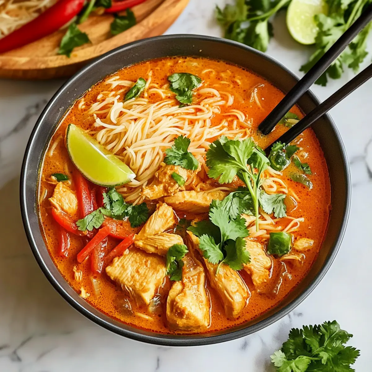 Thai Red Curry Noodle Soup